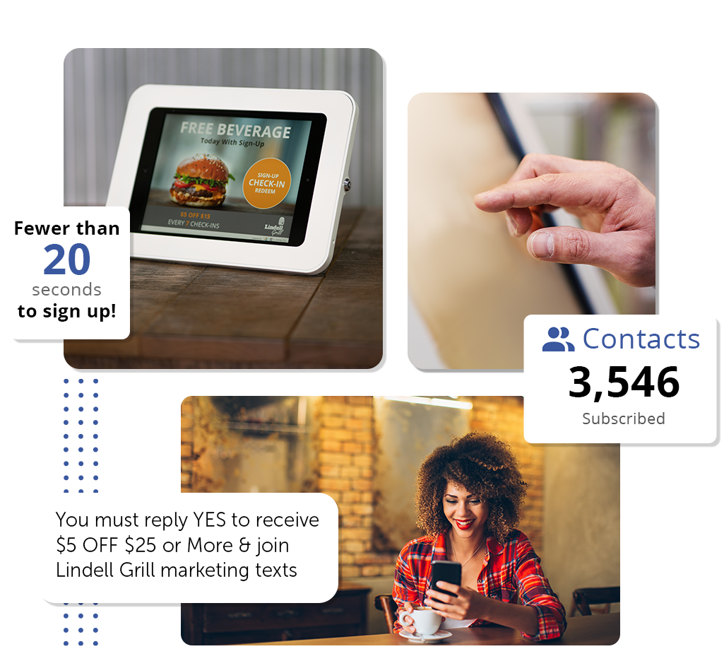 Customers engaging with a loyalty program